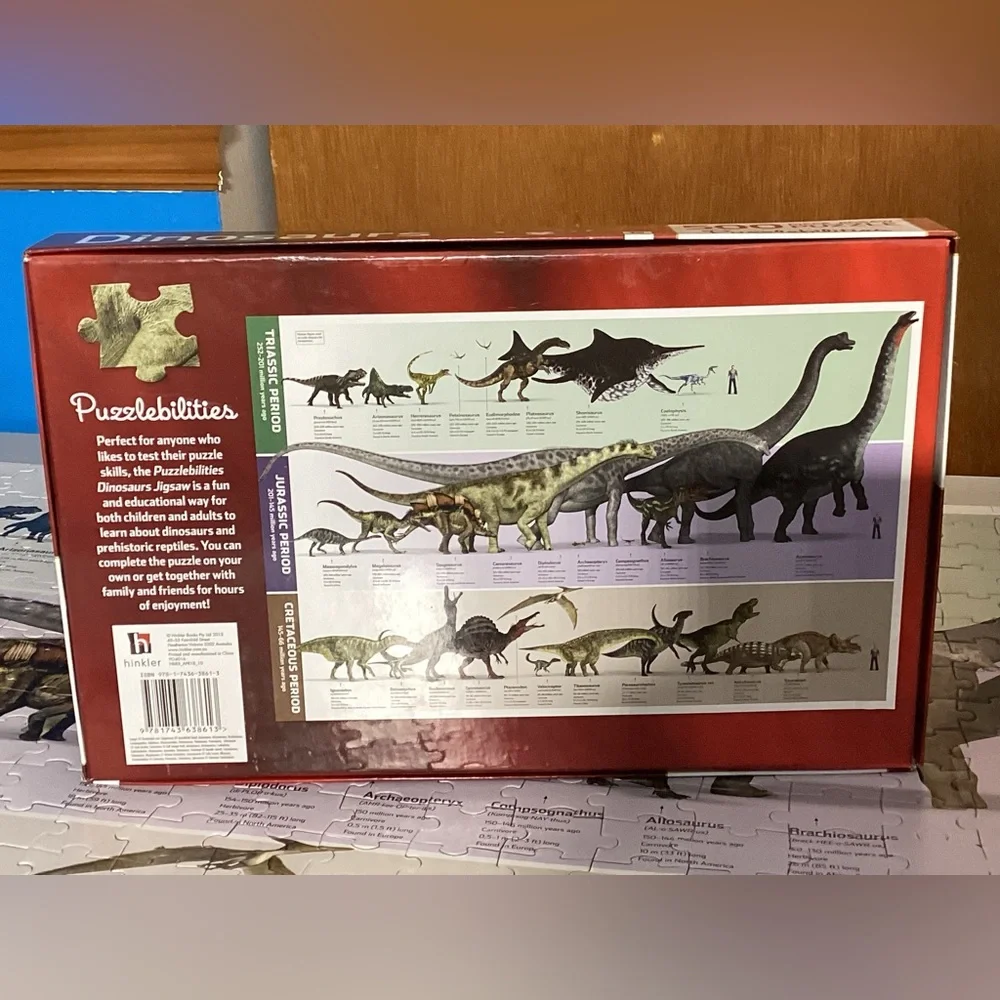 Puzzlebilities 500 Pc Dinosaurs Puzzle